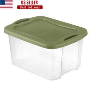 40 Quart Stackable Storage Bin with Handles
