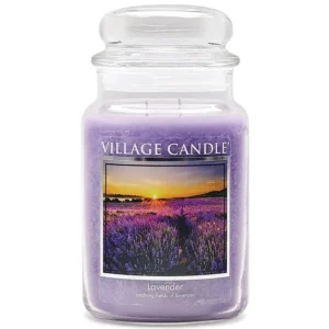 Lavender Scented Candle – Large Glass Jar 21.25oz